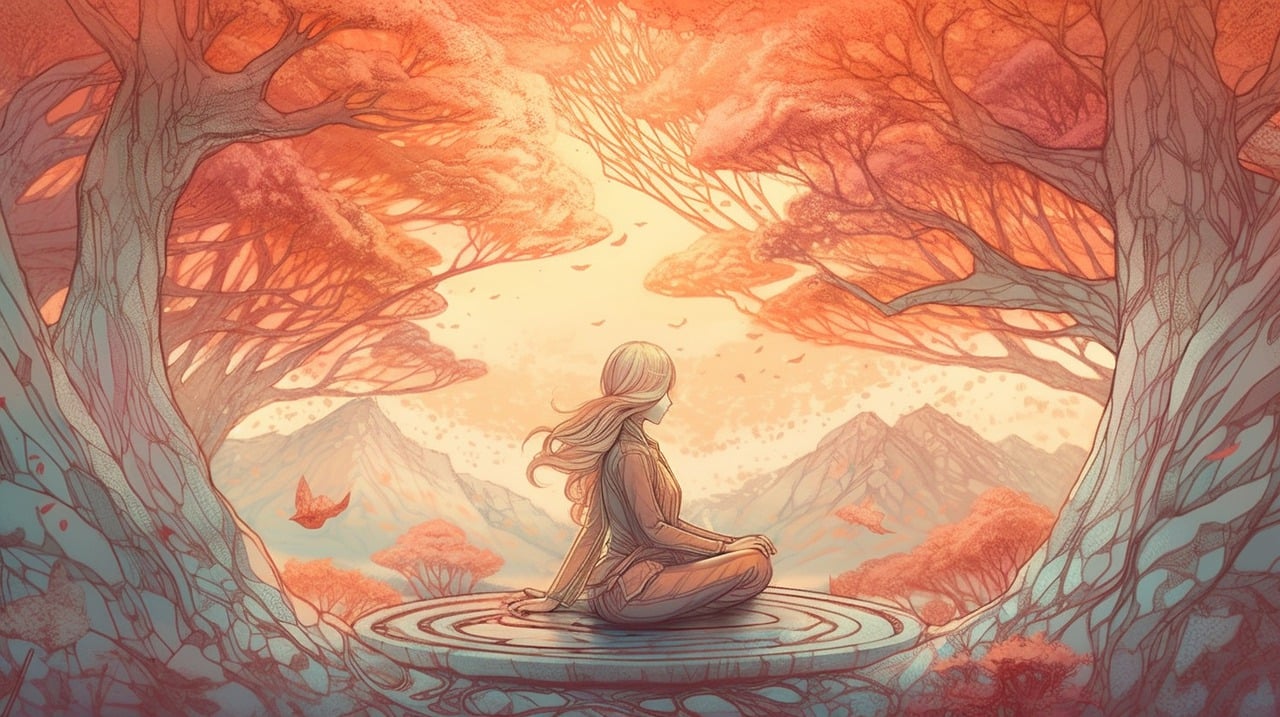 meditation- form of self care towards loving your postpartum self